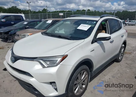 2017 Toyota Rav4 Hybrid Limited z USA, uszkodzony, nr VIN JTMDJREV2HD150610